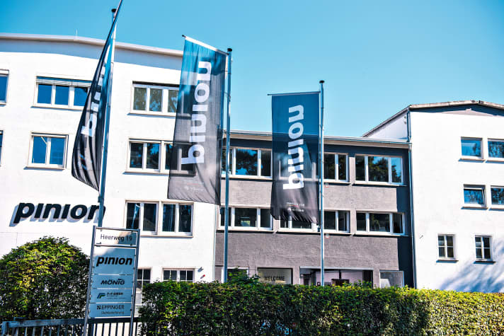 Die Pinion-Firmenzentrale im schwäbischen Denkendorf.