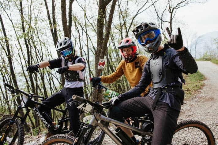 Während des Festivals stehen verschiedene Rennen zur Auswahl, hier: Enduro.
