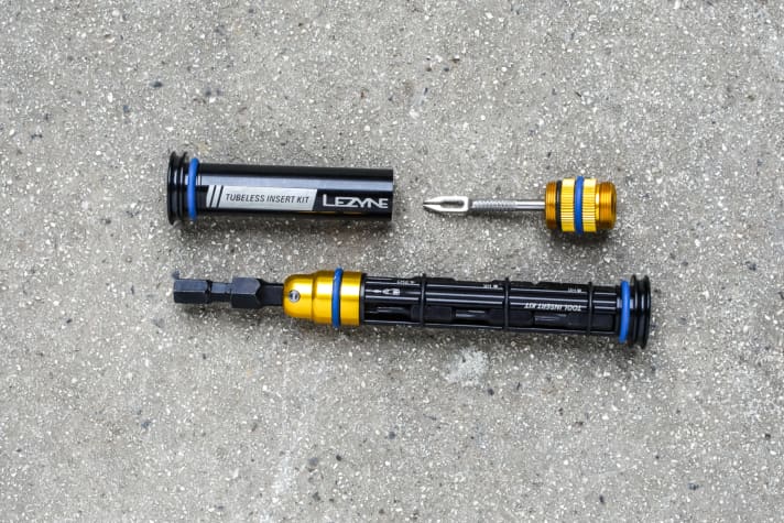 Lezyne also has a practical tool in its range with the Dual Insert Kit - unfortunately it lacks a chain riveter