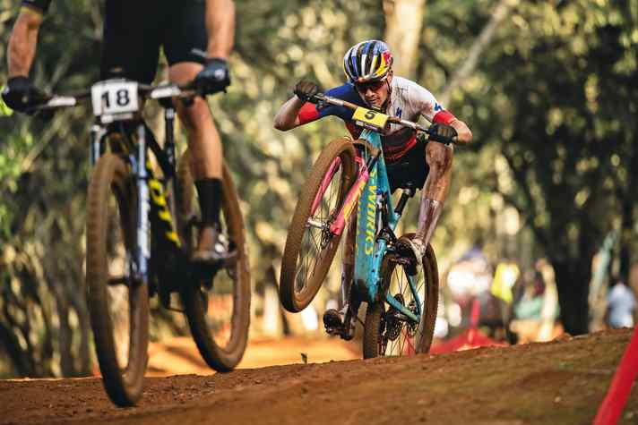 The young Specialized rider is considered one of the best-paid bike pros in the cross-country circus.