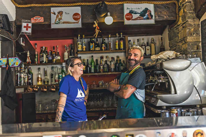 Simone and Maurizio grew up with sporting ambition.