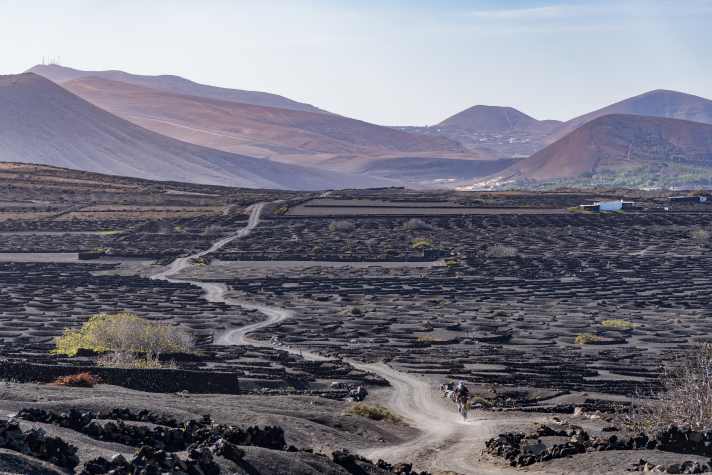 Das könnte auch eine Piste auf einem ganz anderen Planeten sein.