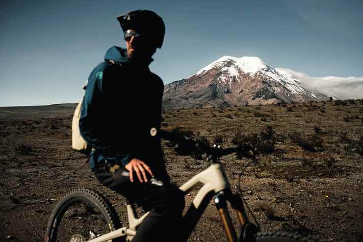 Ecuador's highest peak: the 6263 metre high Chimborazo. Its summit marks the closest point on earth to the sun.