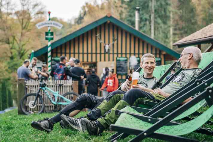 Freut sich dank der offiziellen Trails über deutlich mehr Gäste: die Mühlbach-Hütte auf der HA1-Runde.