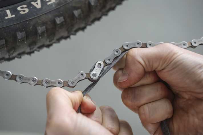 Opening with the laces is surprisingly easy. You don't need any tools