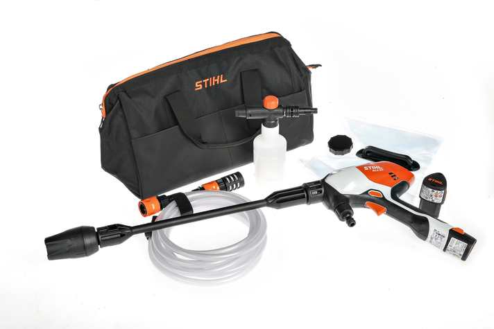 Stihl schickt den RCA 20 mit umfangreichem Zubehör und einer praktischen Transporttasche