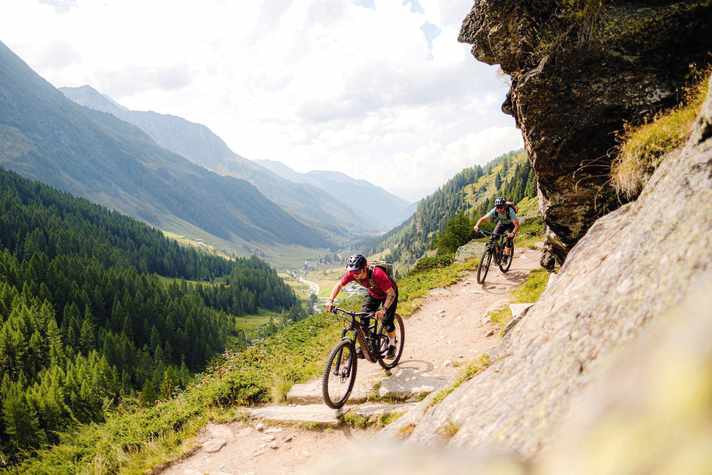 From Prettau, the highest municipality in Italy, it's just a stone's throw above the tree line.