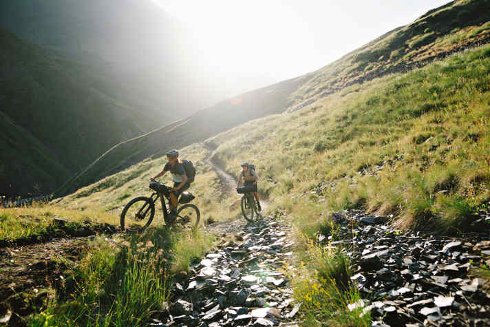 You don't have to fear much oncoming traffic on the trails in the Georgian Caucasus.