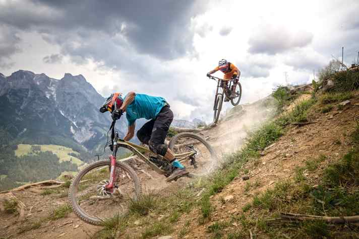 World Cup feeling: There are not many parks where you can ride an original UCI downhill run.