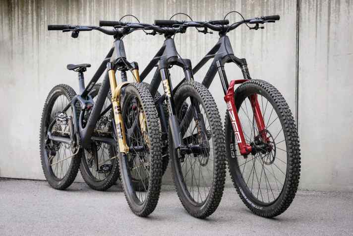 Our setup for the fork shootout.