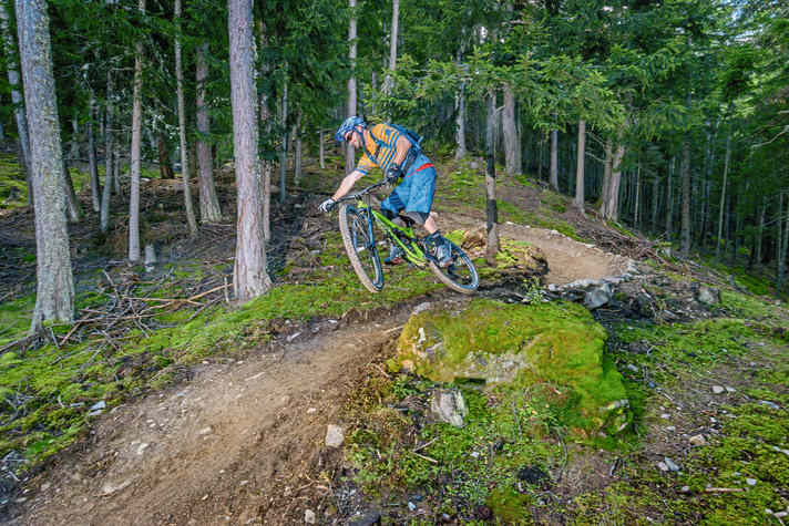 Holy Hansen in Val Venosta/Vinschgau: great variety over a length of 9 kilometres. And: one of the first enduro lines built in South Tyrol!
