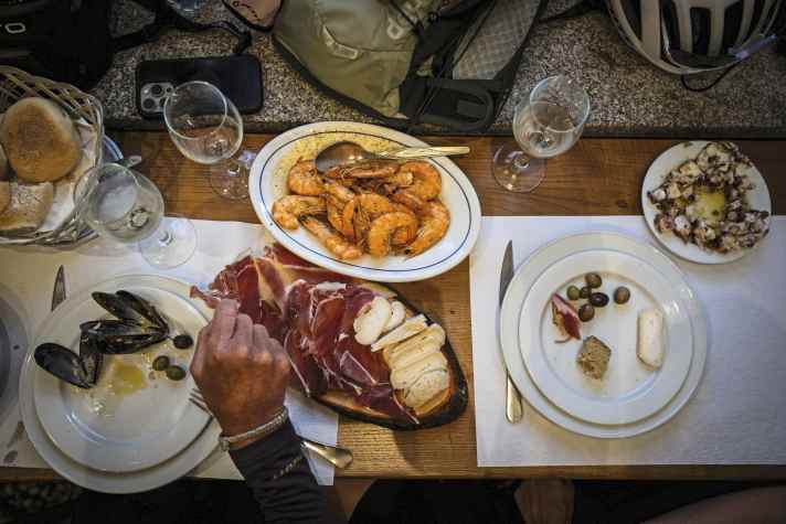 The sea characterises the cuisine in Portugal.