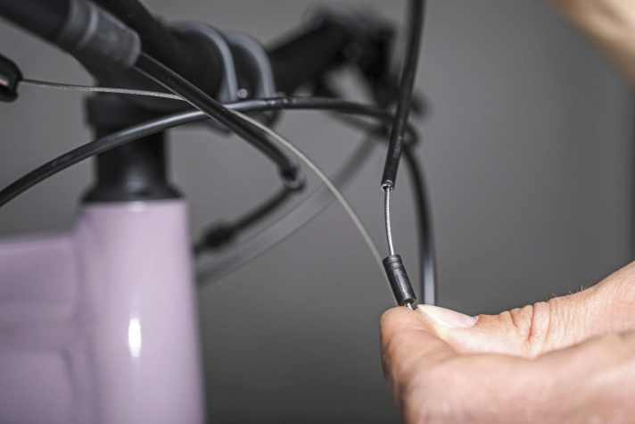 When threading into the new outer casing, do not forget the end cap.