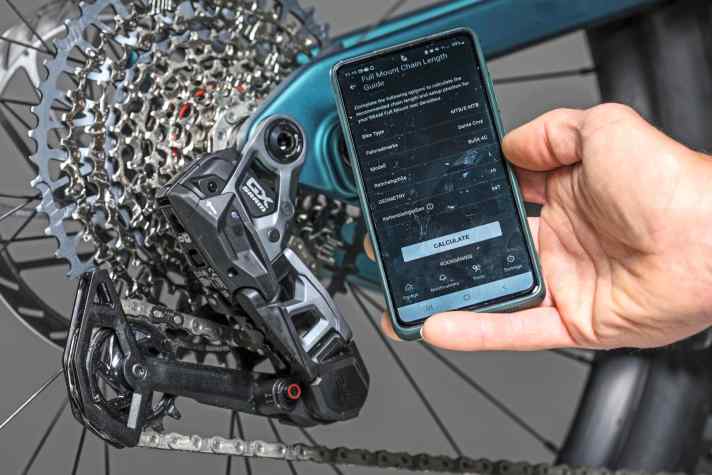 Die App führt selbsterklärend zum passenden Bike-Modell.