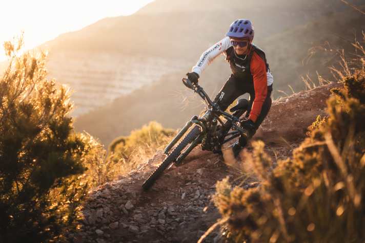 Just don't tap the front brake: You have to get used to the loose gravel on the first day.