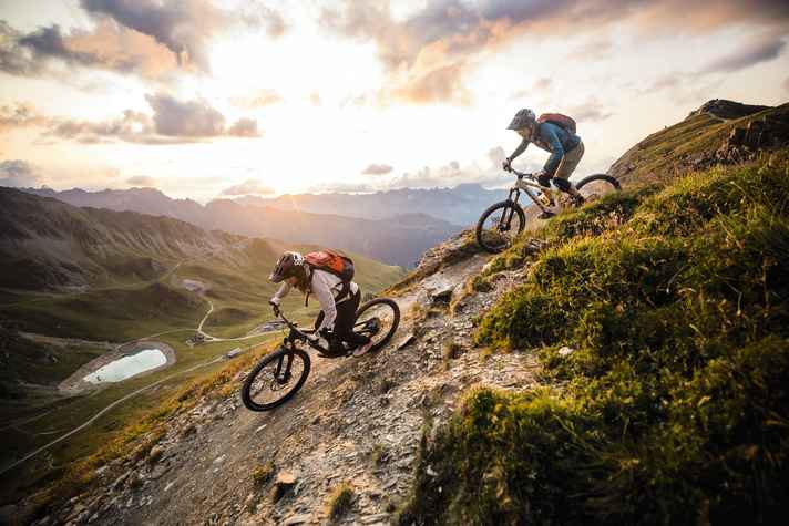 Der berühmte Grat-Trail über Ischgl ist bis heute eine echte Ikone.