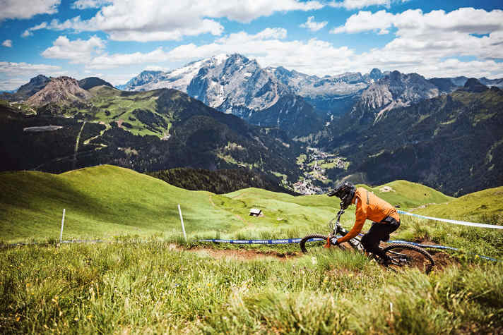 There's a new lift in the Fassa Bike Park this year and the Enduro World Cup will be taking place from 26-28 June.