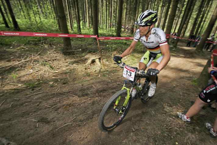 During his active time: one of the best in Germany. Kurschat in the colours of the German champion