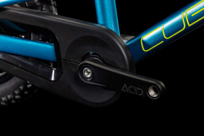 All models up to Numove 180 have a chain box so that the child does not get caught on the chain while riding.