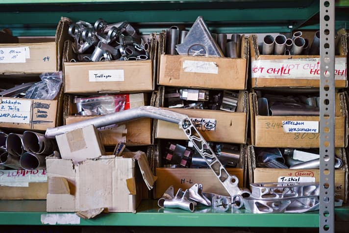 Sascha's parts warehouse is impressive.