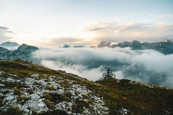 Stony path: the trails in the Slovenian Alps are challenging - but the views are magnificent. Page 100 