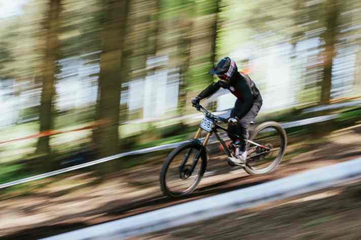 Downhill action at the IXS Cup.