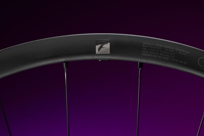 The rim has no spoke holes and should therefore be easy to convert to tubeless