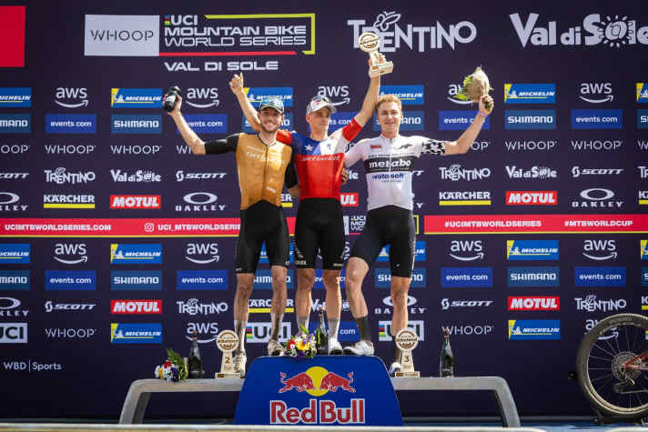 1st Martin Vidaurre (CHI), 2nd Mathis Azzaro (FRA), 3rd Fabio Püntener (SUI)