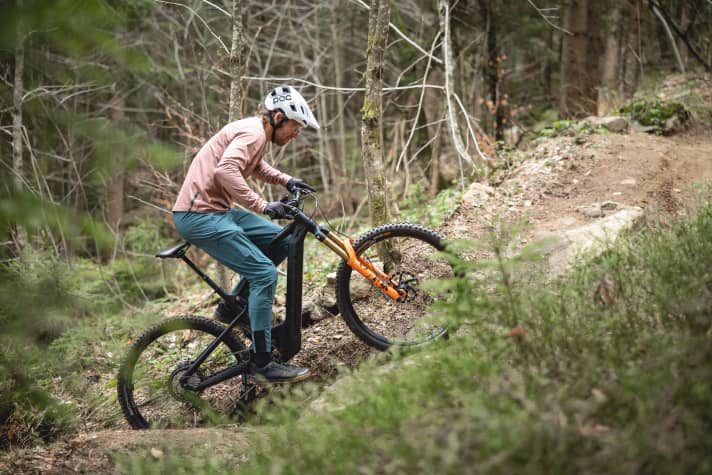 On steep climbs you have to be active, but then the Bionicon Wyatt climbs with ease and confidence.