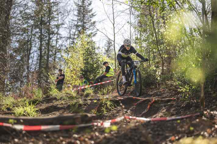 Benjamin "Benny" Huber takes 2nd place in the slalom in Hausach.