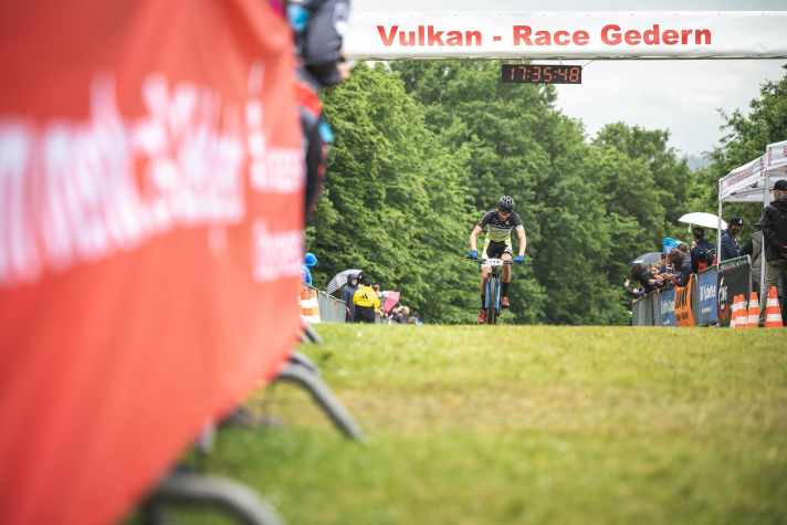 Max was able to finish his race as the best of the young age group.