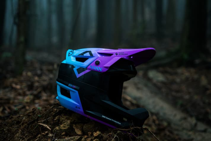 The Sweet Protection Strayer full-face helmet.