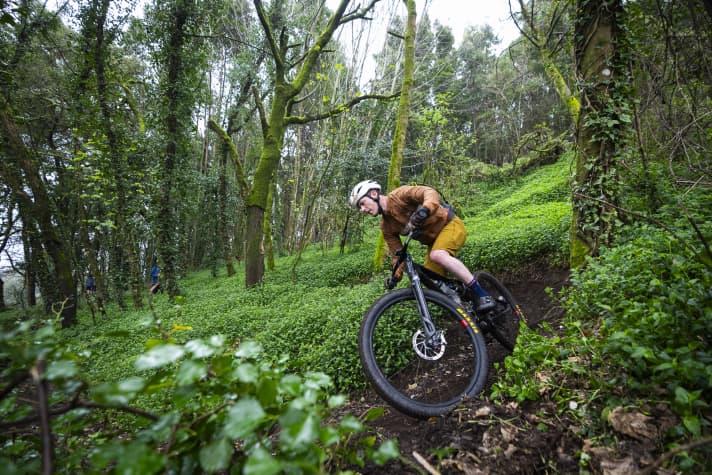 Schnell sein durch Komfort. Vielleicht hat Produkt-Manager Scott Vogelmann dabei auch an sich selbst gedacht. Der US-Amerikaner war gemeinsam mit einer Kollegin beim Cape Epic am Start.
