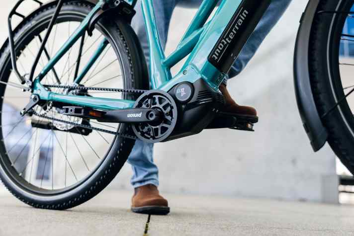 At the centre of the Appia Mixte is the combination of the Pinion MGU gearbox and the Gates Carbon Drive belt drive.