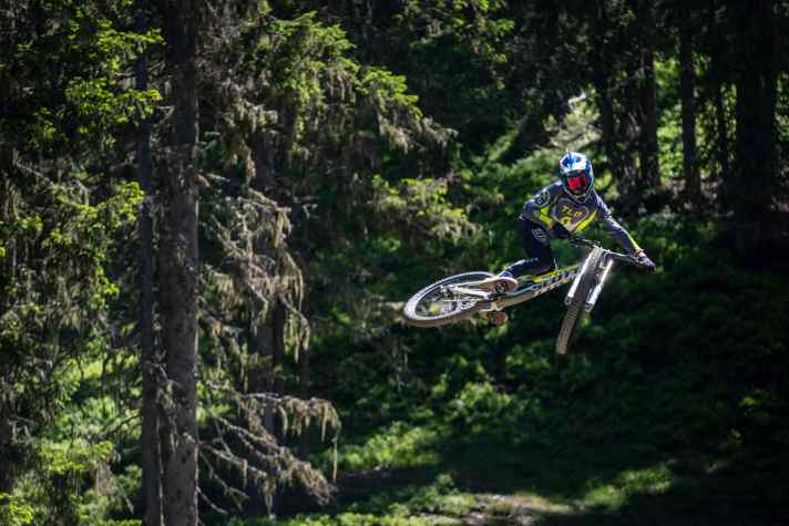High-flyer: Lois Eller from Garmisch-Partenkirchen could be good for a surprise or two in his first World Cup season.