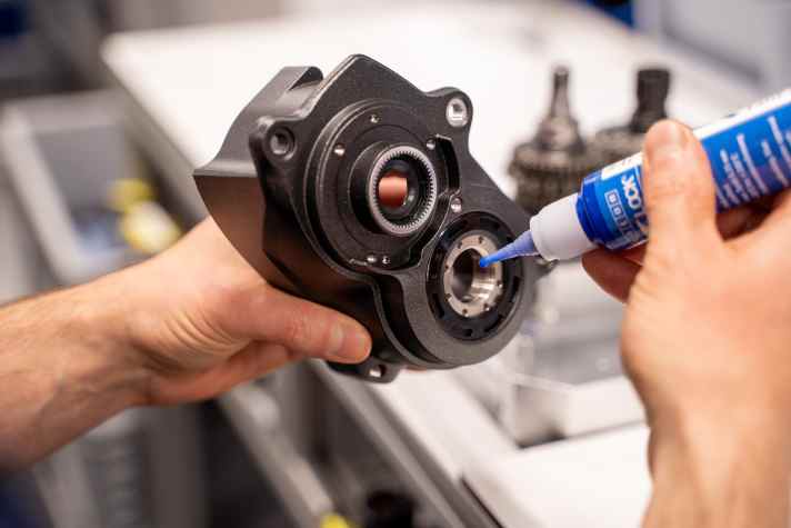 Around 80 per cent of Pinion's customers - i.e. bicycle manufacturers - are now based in Europe. | pd-f
