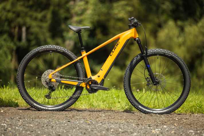 Das Reaction Hybrid ist das Hardtail der Cube-E-MTB-Serie und damit das günstigste E-Mountainbike im Portfolio.