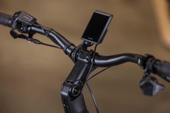 Proven system: The Bosch Performance Line CX is controlled via the remote LED unit. All riding data is always in view on the Kiox 55 display on the handlebars.