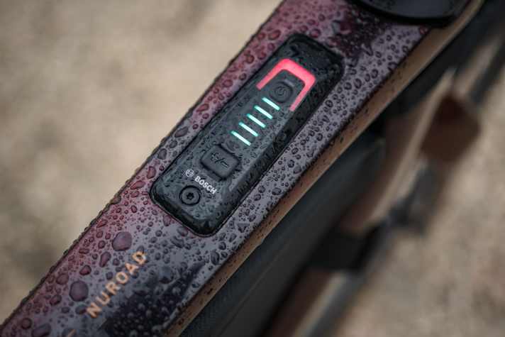 Bosch's system controller displays the selected support level and the battery status.