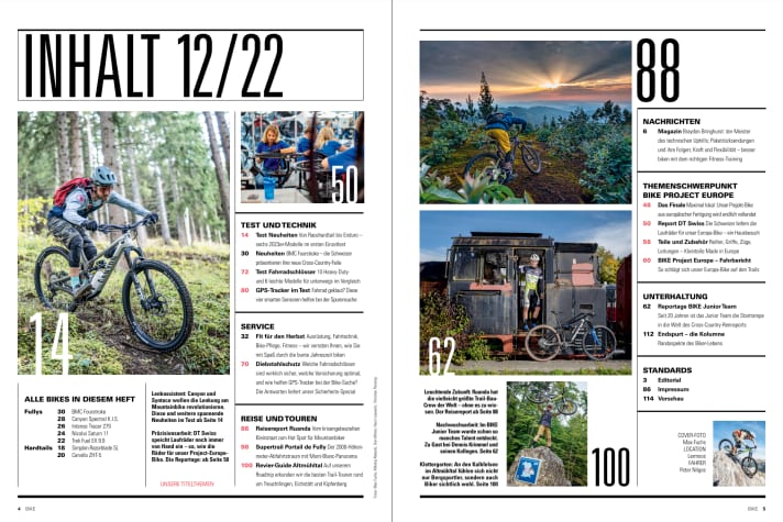 BIKE 12/2022 - Contents