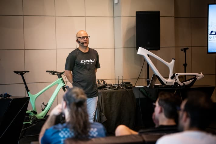 Gründer und Konstrukteur von Bold Bikes: Vincenz Droux.