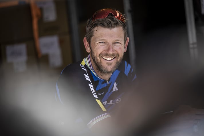 Karl Platt is always happy to be at the start of the BIKE Transalp - and coaches you with his experience.