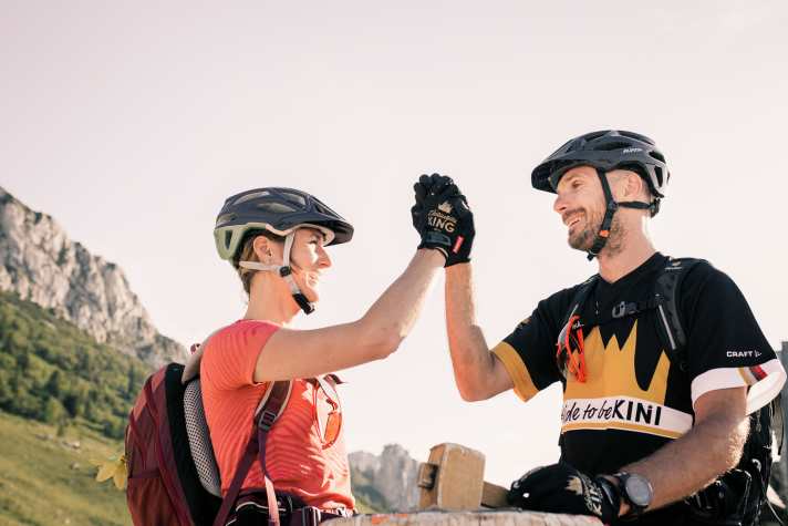 You can tackle the "Kini" route from 1 May to 31 October.