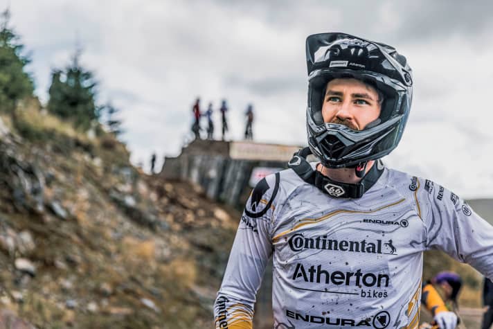 Rookie at the Red Bull Hardline Andreas Kolb 