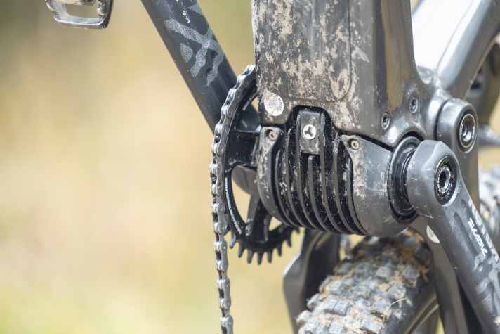 You have to look closely to recognise the compact Fazua Ride 60 as an e-bike motor.
