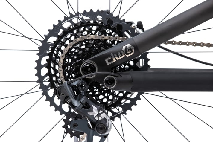 Auch beim Trailbike AM.130 setzen die Waliser auf ihren DW6-Hinterbau.