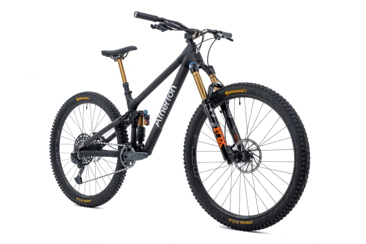 Atherton AM.130.X - with 150 mm suspension fork for tough terrain.