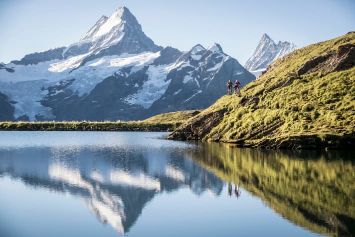 High, rugged peaks, green meadows and dazzling views: The trails around Grindelwald are among the most scenic in Europe. | a.