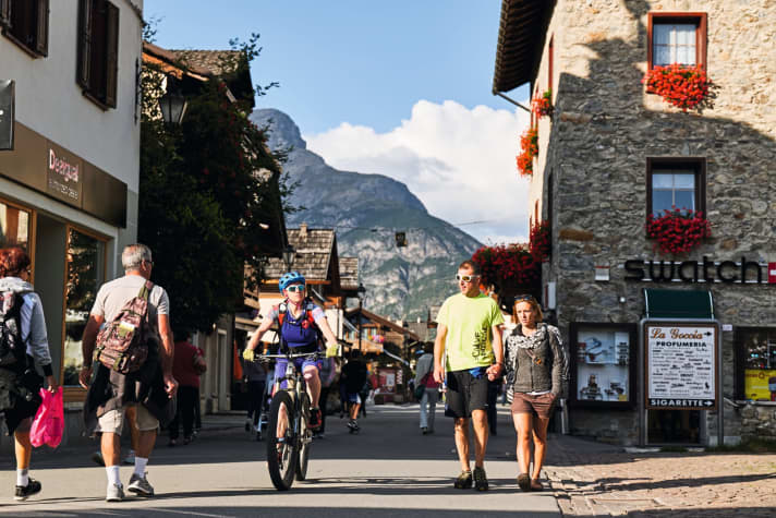   The destination of Livigno lies at around 1800 metres.