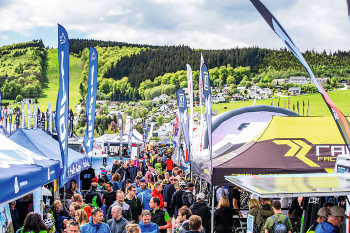   At Germany's largest outdoor expo, the latest bikes, parts and accessories are not only on display, but can also be tried out.